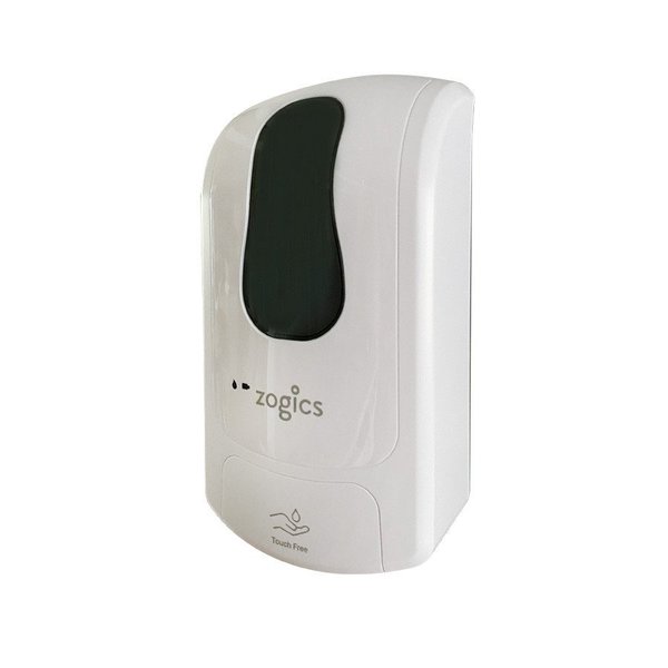 Zogics Gel Soap Dispenser, Automatic, Wall Mounted - White SOAPDIS01GEL-WH